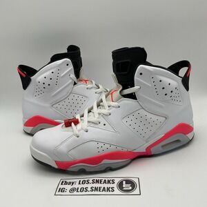 Size 12 - Air Jordan 6 Retro 2014 White Infrared (34664-123)
